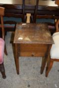 SMALL OAK POT CUPBOARD, WIDTH APPROX 38CM