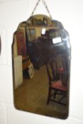 SMALL WALL MIRROR, WIDTH APPROX 33CM