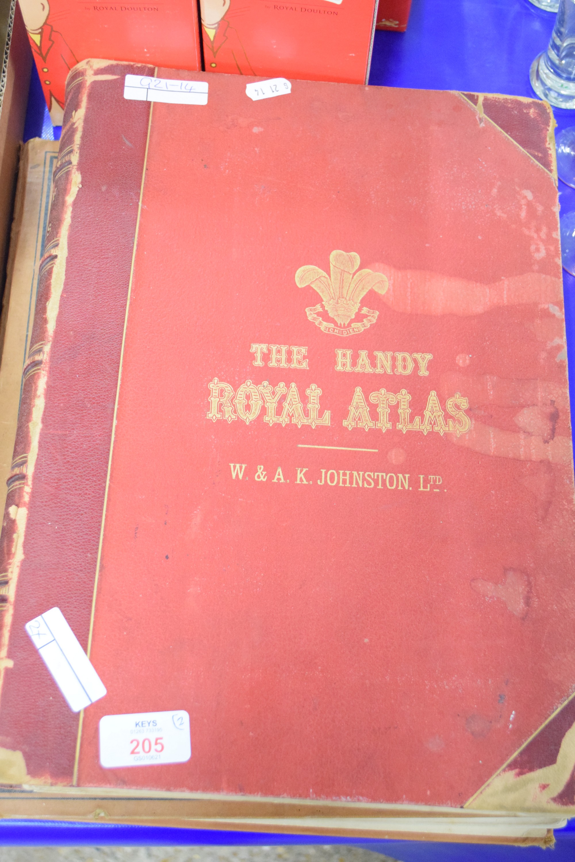 THE HANDY ROYAL ATLAS, PUBLISHED BY W & A JOHNSTON LTD, EDINBURGH AND LONDON, 1903