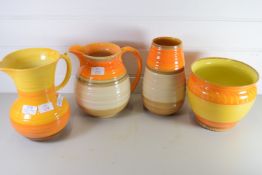 SHELLEY ART DECO JUGS