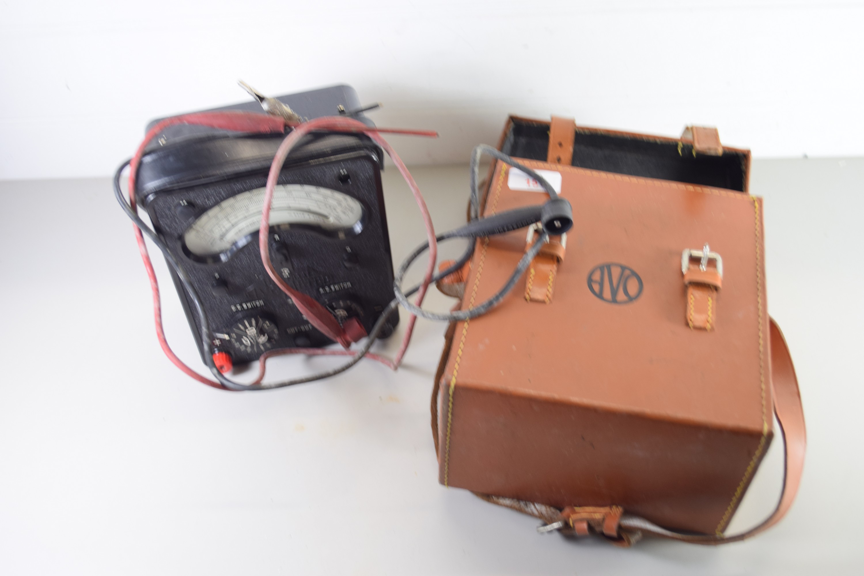 ELECTRICAL TESTING KIT IN LEATHER CASE