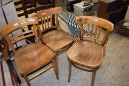 THREE VARIOUS DINING CHAIRS