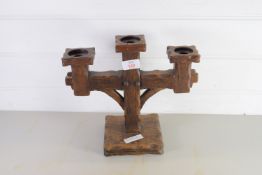 WOODEN CANDELABRA