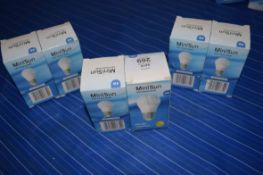 SIX MINI-SUN 4WATT LED SCREW FIT BULBS