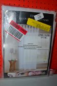 SHIVANI ISLET SEMI-SHEER SINGLE CURTAIN (VOILE PANEL) 57 X 90INCH