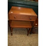 RETRO (CIRCA 1960S) TEAK EFFECT SIDE CABINET, WIDTH APPROX 62CM