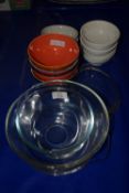 PYREX WARES, BOWLS, ETC