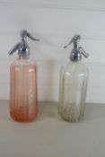 TWO SODA SIPHONS, ONE JACK BALDRY, THE OTHER CAWSTON & CO, WYMONDHAM