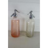 TWO SODA SIPHONS, ONE JACK BALDRY, THE OTHER CAWSTON & CO, WYMONDHAM