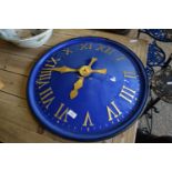 LARGE CIRCULAR WALL CLOCK, APPROX 60CM DIAM