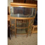 CIRCA 1950S/60S METAL AQUARIUM ON STAND, WIDTH APPROX 94CM