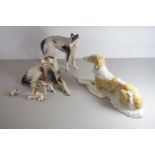 POTTERY MODELS OF DOGS