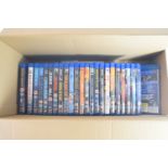 BOX CONTAINING DVDS