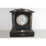 BLACK SLATE CLOCK