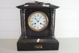 BLACK SLATE CLOCK