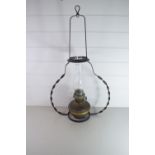 METAL HANGING OIL LAMP