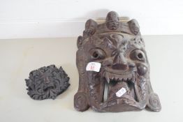 CARVED ORIENTAL MASK