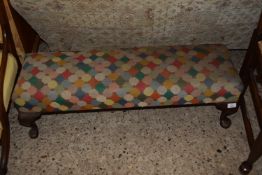 LONG RECTANGULAR FOOT STOOL, LENGTH APPROX 96CM