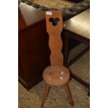 SMALL THREE LEGGED STOOL, HEIGHT APPOX 96CM