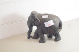 WOODEN MODEL OF AN ELEPHANT