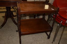 MAHOGANY TEA TROLLEY, APPROX 61 X 40CM