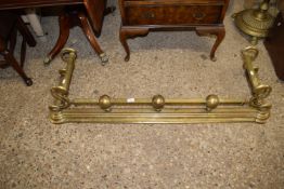 BRASS FIRE RAIL, LENGTH APPROX 142CM