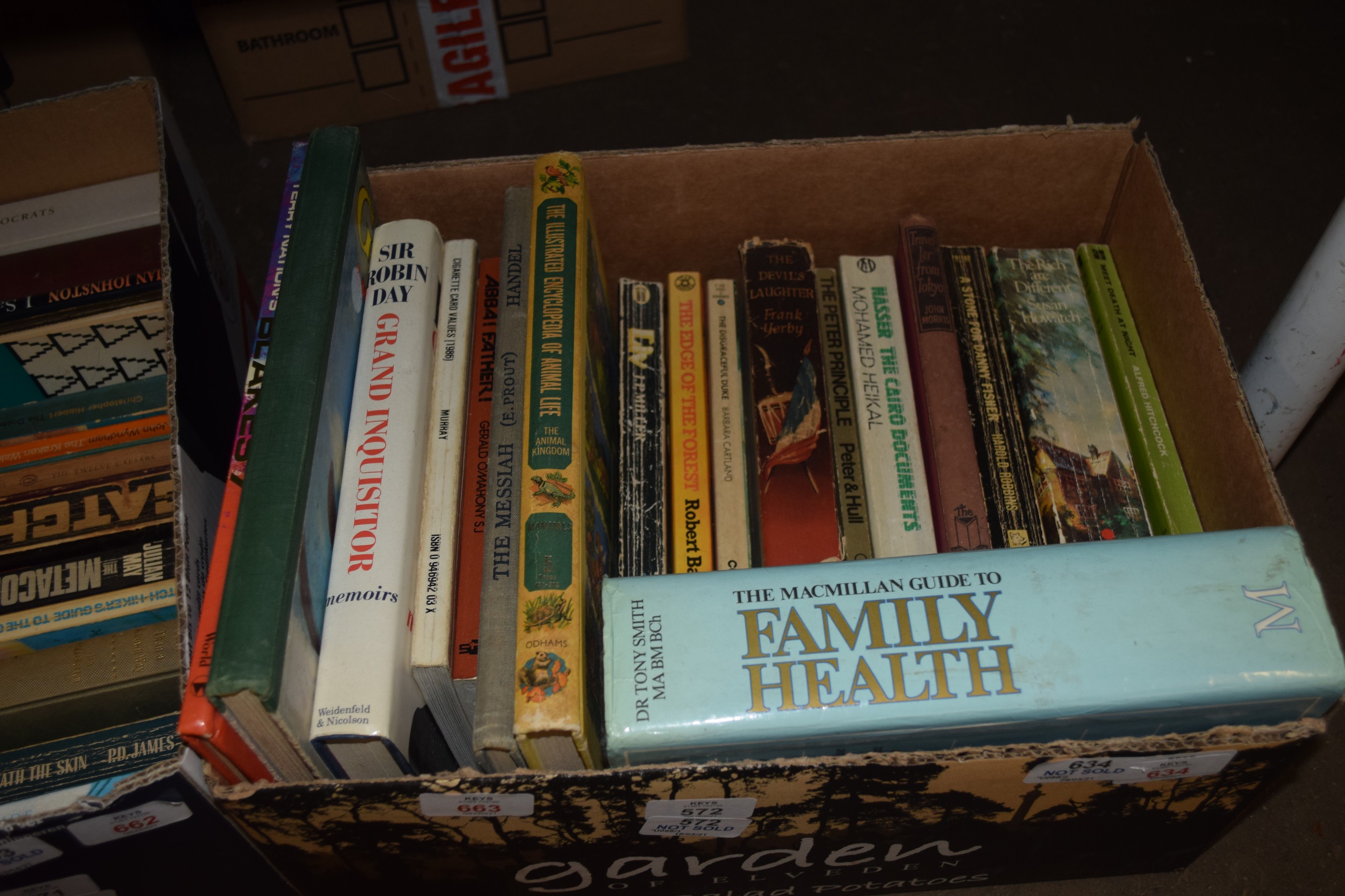 BOX OF MIXED BOOKS - MEDICAL SUBJECTS, FAMILY HEALTH ETC