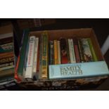 BOX OF MIXED BOOKS - MEDICAL SUBJECTS, FAMILY HEALTH ETC