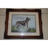 FRAMED ADVERTISING PICTURE FOR PHOENIX HOUND MEAL