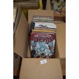 BOX CONTAINING "THE WALKING DEAD" COMICS