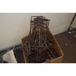 QUANTITY OF VINTAGE METAL STANDS