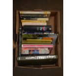 BOX OF MIXED BOOKS - SOME HARDBACK NOVELS
