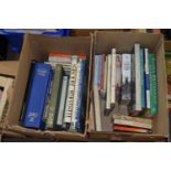 BOX OF MIXED BOOKS, HISTORIC HOUSES, GREAT HOUSES OF THE WESTERN WORLD ETC PLUS A FURTHER BOX OF