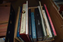 BOX OF MIXED BOOKS - SOME ATLASES ETC