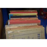 BOX OF MUSICAL SCORES FROM GILBERT & SULLIVAN ETC