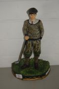 DOORSTOP MODELLED AS A GOLFER