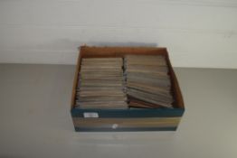 BOX CONTAINING POSTCARDS, VARIOUS INTEREST, TOPOGRAPHICAL, BIRTHDAY WISHES ETC