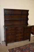 GOOD QUALITY REPRODUCTION DRESSER, WIDTH APPROX 148CM