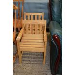 PAIR OF PINE CHILDREN'S CHAIRS, EACH WIDTH APPROX 40CM
