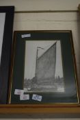 SMALL FRAMED PRINT OF A WHERRY