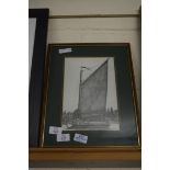 SMALL FRAMED PRINT OF A WHERRY