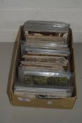 BOX OF POSTCARDS, MAINLY TOPOGRAPHICAL AND MILITARY VIEWS, HORSE GUARDS PARADE ETC