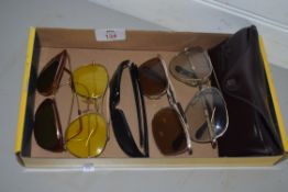 BOX CONTAINING SUNGLASSES