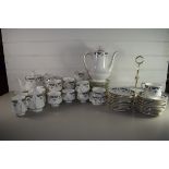 QUANTITY OF TEA WARES BY PARAGON IN THE CONISTON PATTERN COMPRISING CUPS, SAUCERS, TEA POT, COFFEE