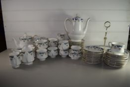 QUANTITY OF TEA WARES BY PARAGON IN THE CONISTON PATTERN COMPRISING CUPS, SAUCERS, TEA POT, COFFEE