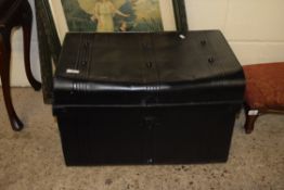 TIN TRAVELLING TRUNK LENGTH APPROX 60CM