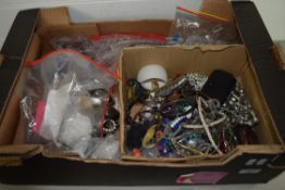 BOX CONTAINING COSTUME JEWELLERY