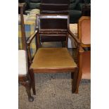 REGENCY STYLE CARVER CHAIR, WIDTH APPROX 50CM