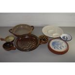 POTTERY WARES, SMALL DISHES ETC