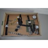 BOX CONTAINING WRIST WATCHES